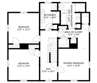 a picture of a floor plan
