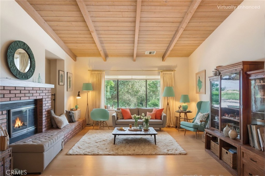 711 Tumble Creek Lane Fallbrook, CA 92028 - Photo 14 of 66 Virtual staging of living room.