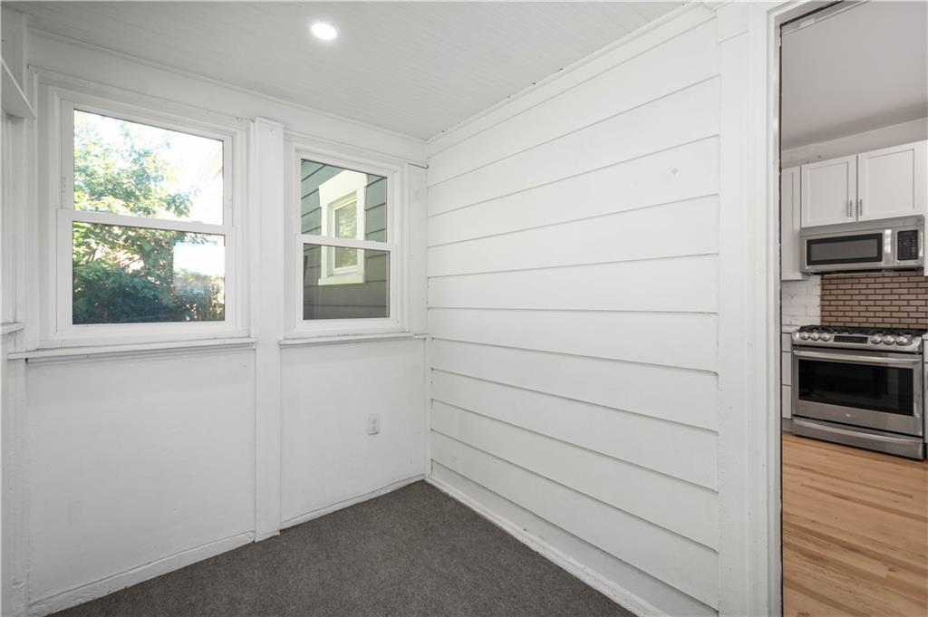 285 Patterson Avenue Bridgeville, PA 15017 - Photo 28 of 33 Convenient mud room off the back of the home to drop your shoes and head into the kitchen.