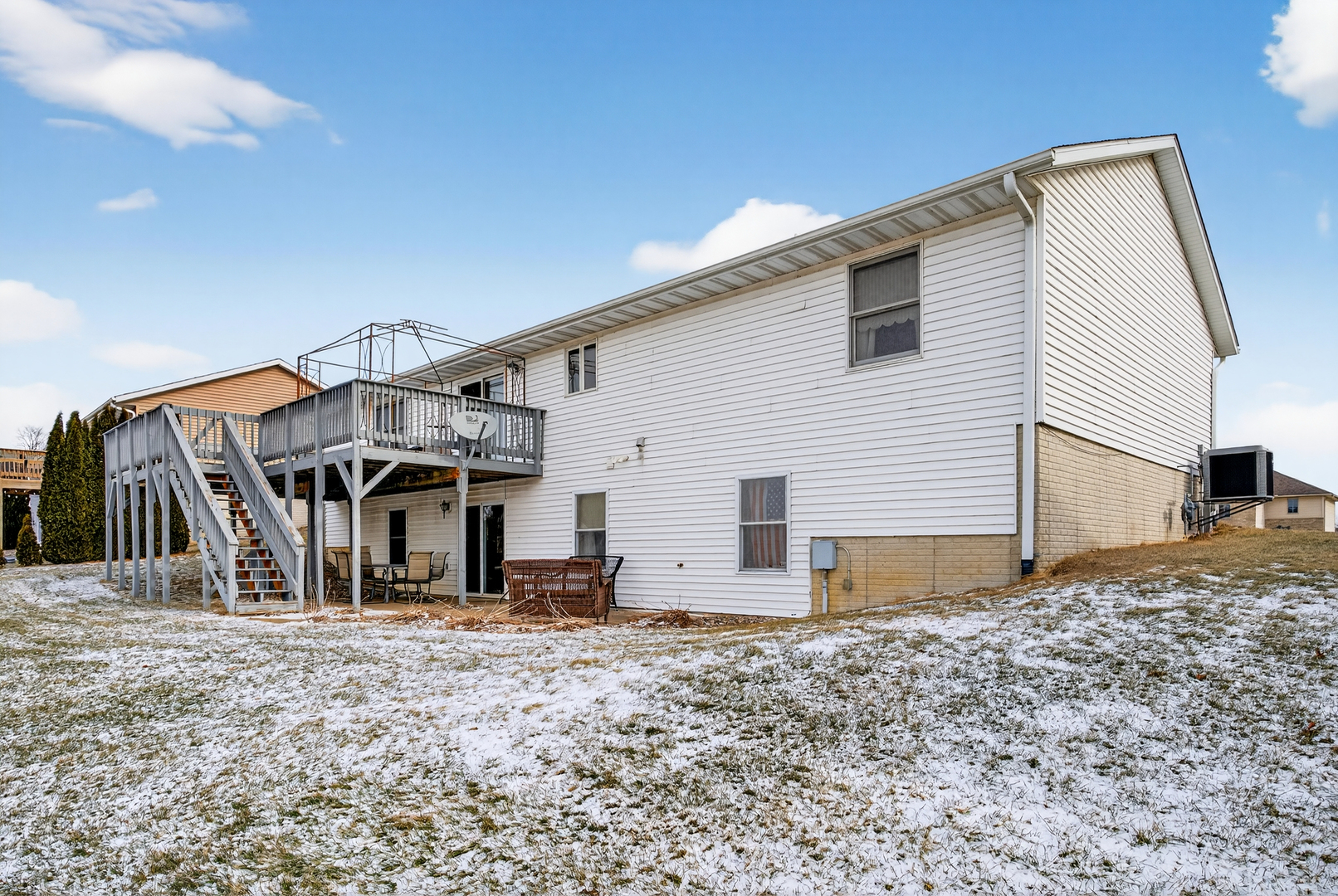 2712 North 13th Street Clinton, IA 52732 - Photo 46 of 47 a view of a house with snow on the wall