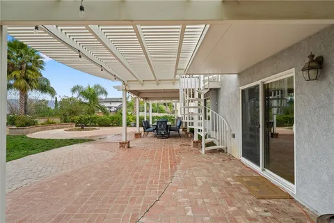 a bedroom with a bed and a table in it