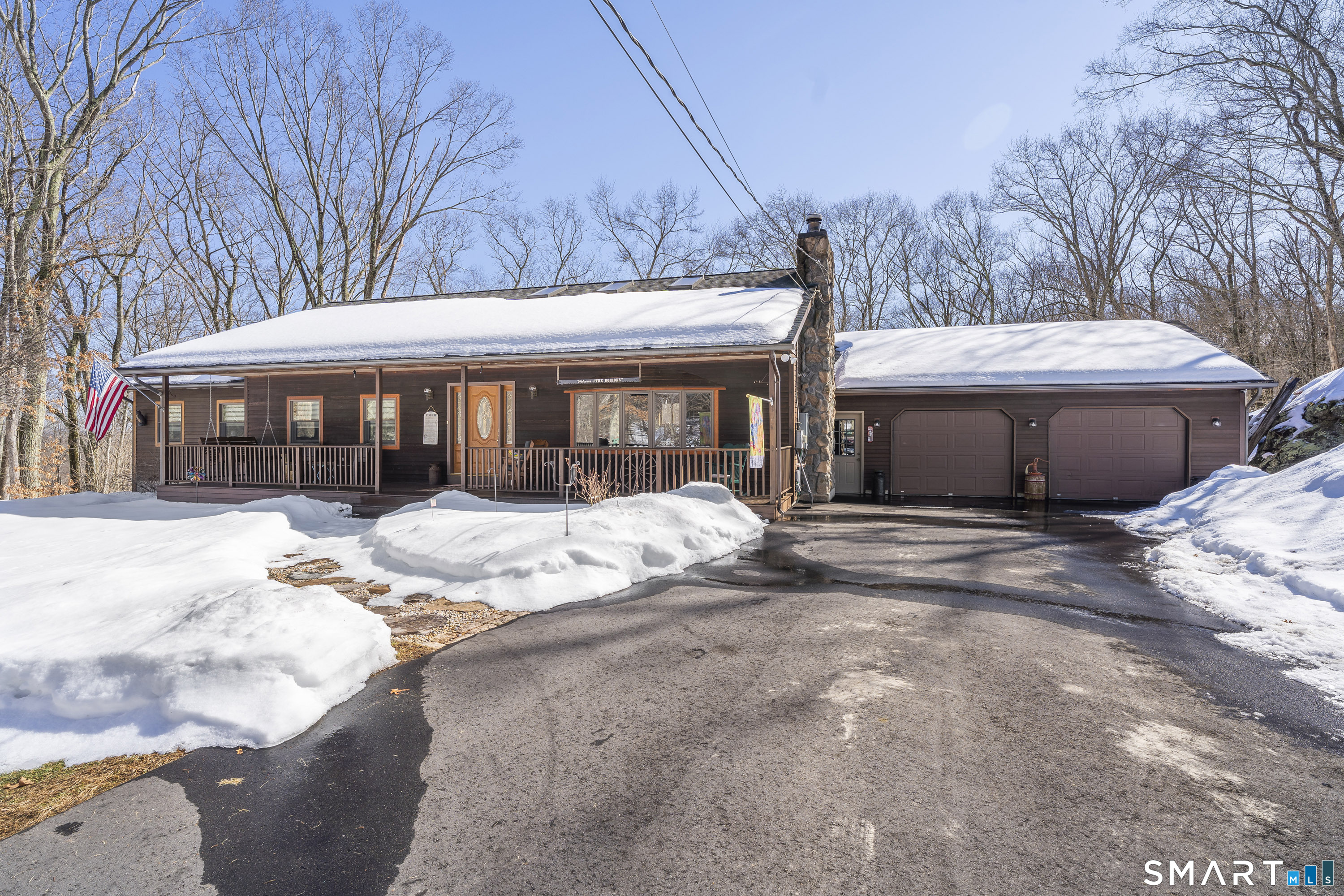 172 Old Willimantic Road Columbia, CT 06237 - Photo 1 of 39 a front view of house with yard outdoor seating and barbeque oven