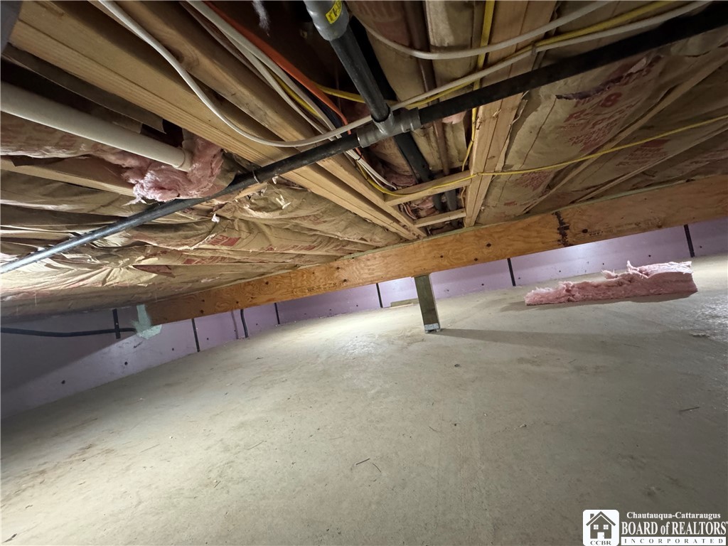 29 Loomis Bay Road Busti, NY 14710 - Photo 38 of 50 Insulated underneath the home with poured concrete