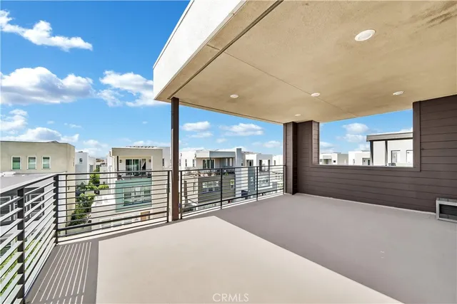 a view of a house with a balcony