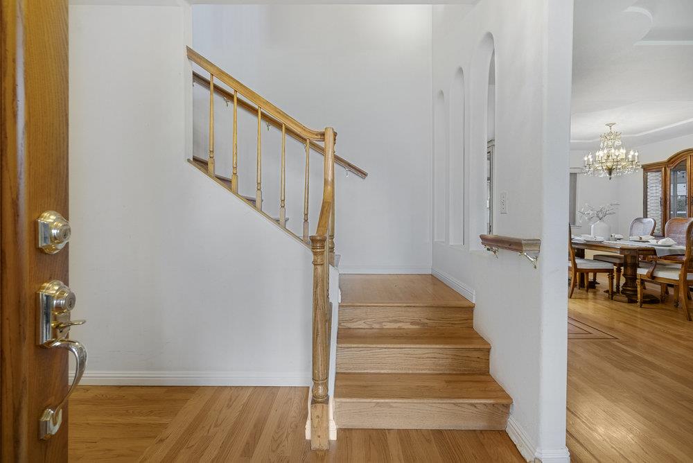 755 Cumberland Drive Gilroy, CA 95020 - Photo 7 of 52 a view of entryway and hall with wooden floor