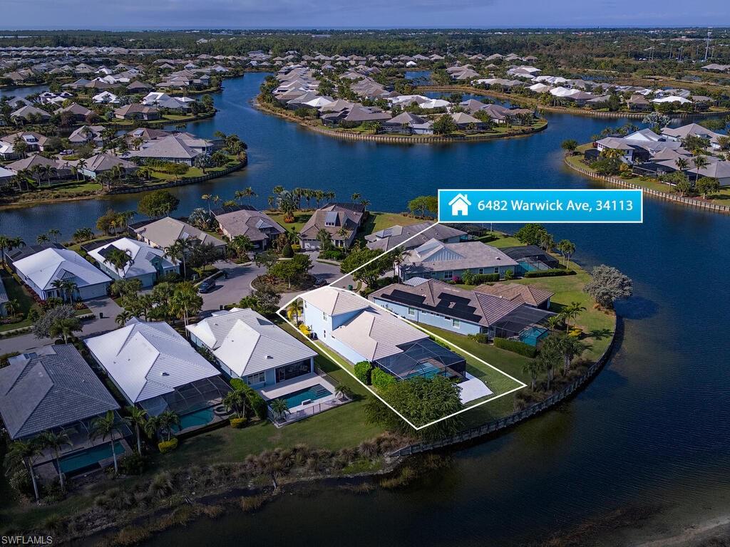 6482 Warwick Avenue Naples, FL 34113 - Photo 42 of 50 an aerial view of residential houses with outdoor space