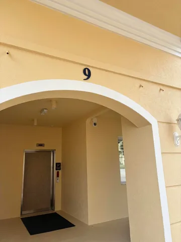 a view of front door