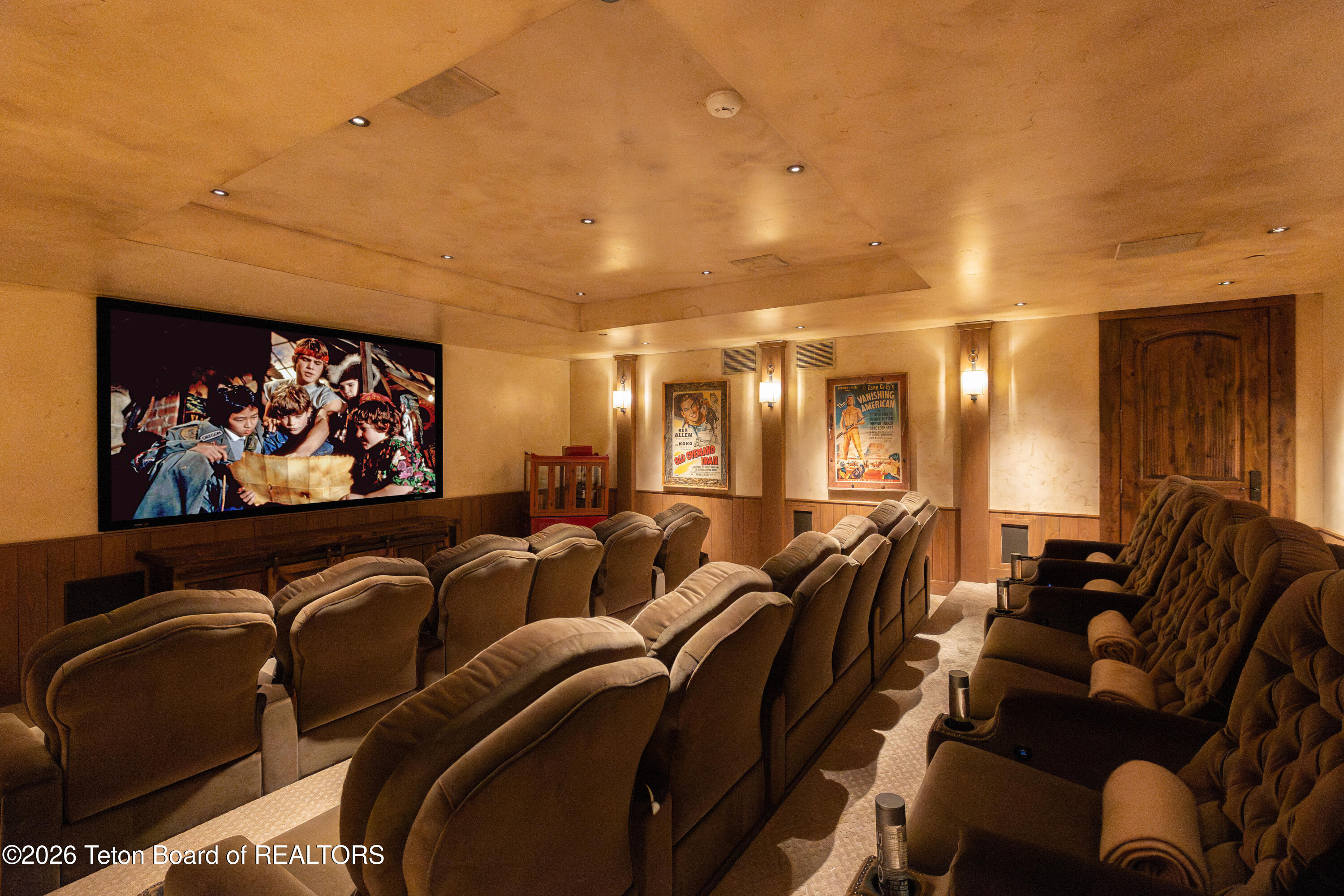 1125 West Bar Bc Ranch Road Jackson, WY 83001 - Photo 49 of 66 Movie Room