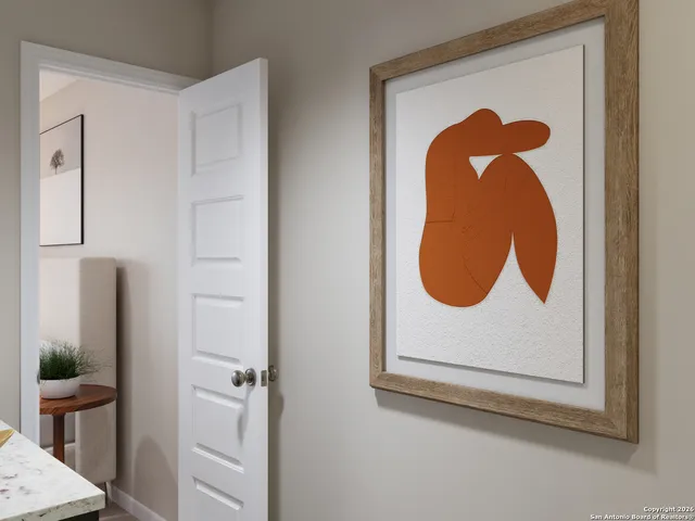 a close view of dining room