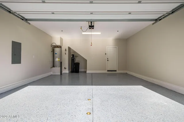 a view of a hallway with staircase