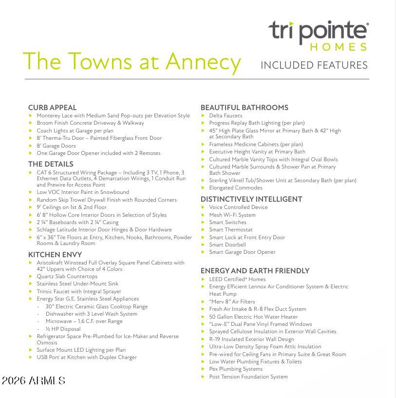 1850 East Bernie Lane, Unit 102 Gilbert, AZ 85295 - Photo 59 of 62 Included Features