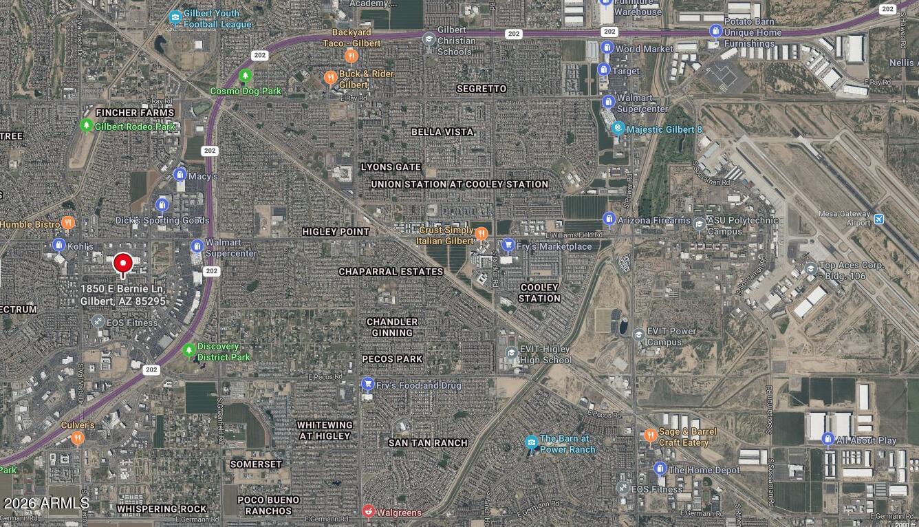 1850 East Bernie Lane, Unit 102 Gilbert, AZ 85295 - Photo 61 of 62 Area View