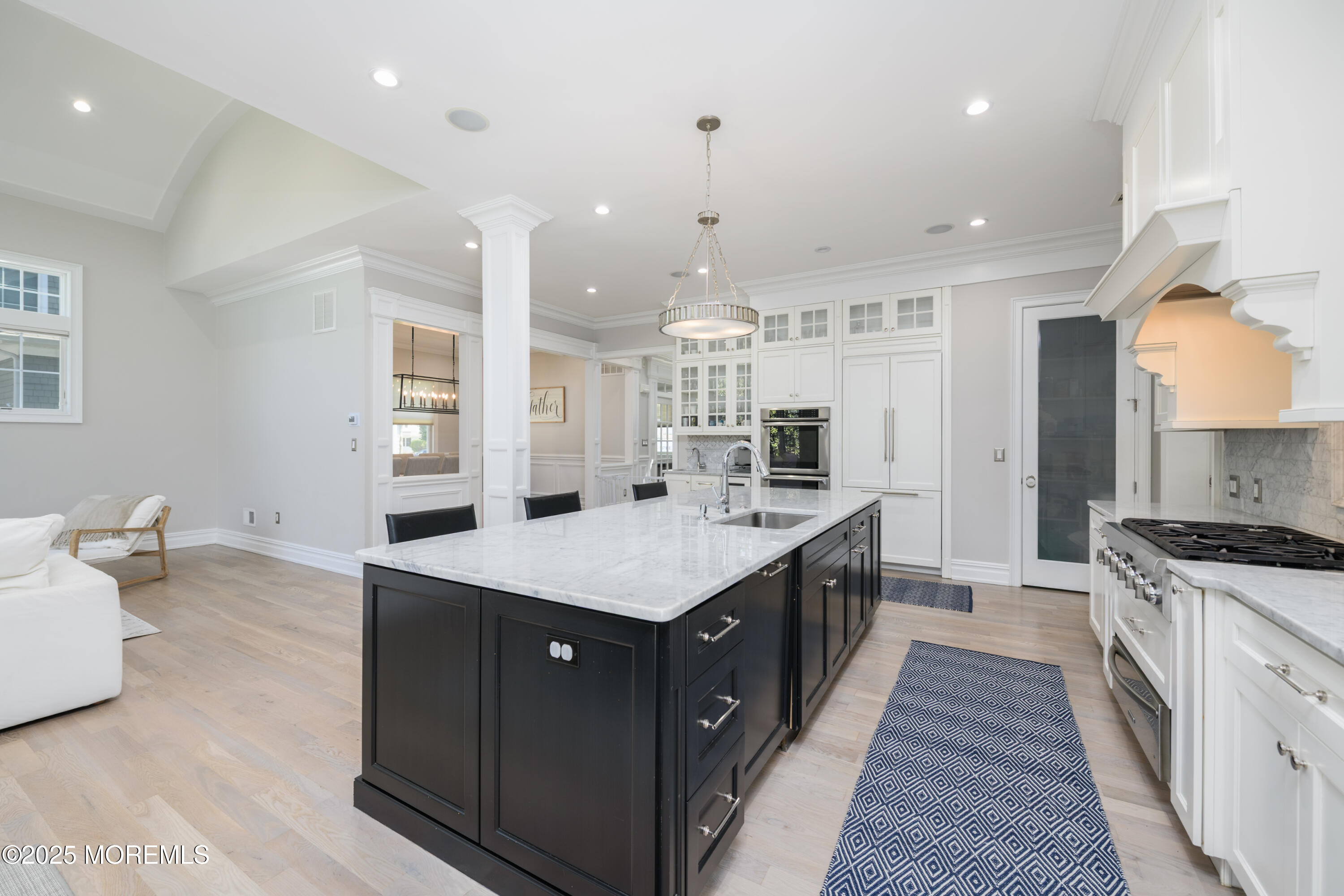 98 Harvard Road Fair Haven, NJ 07704 - Photo 19 of 51 a large kitchen with kitchen island a sink a stove and a refrigerator