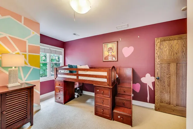 a room with furniture and a window