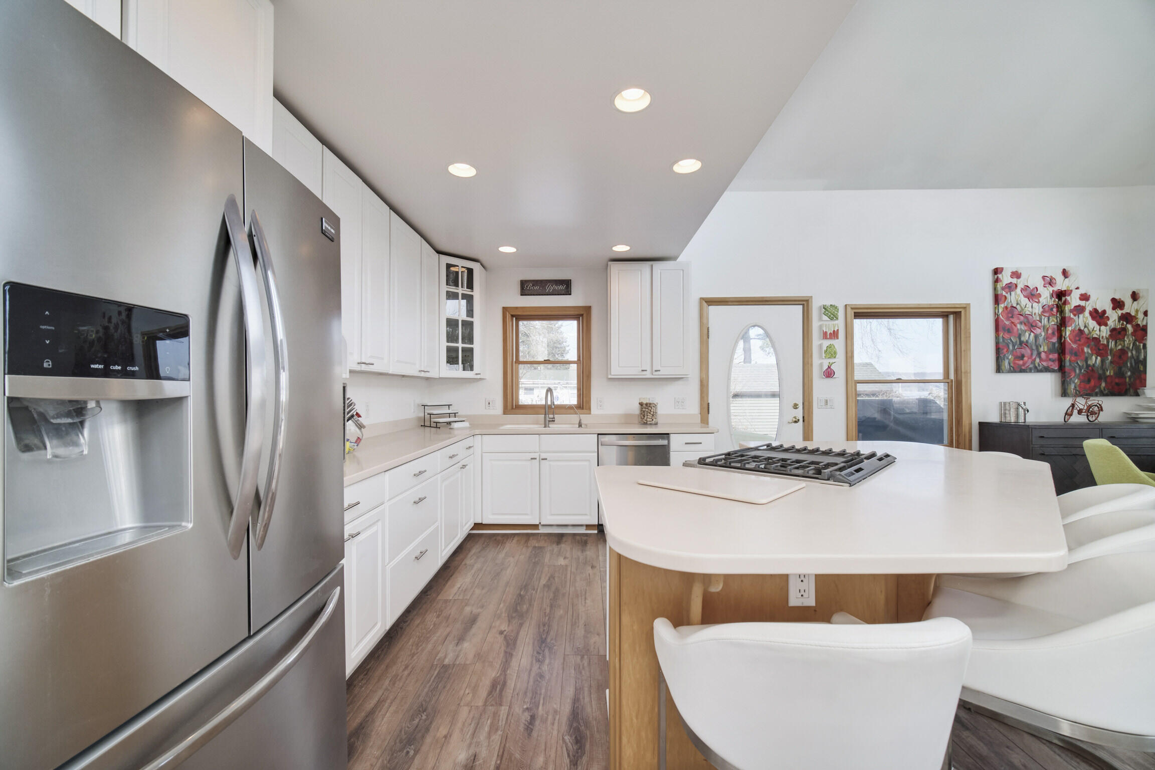 8579 Bayview Road Onekama, MI 49675 - Photo 28 of 72 Island with room for 5 bar stools