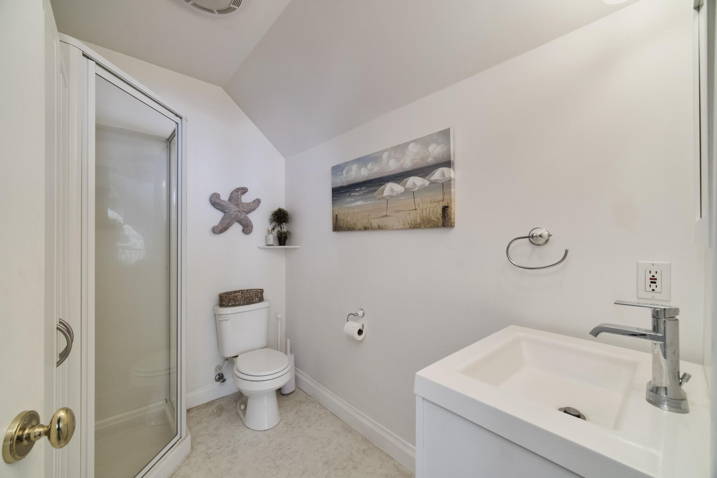 8579 Bayview Road Onekama, MI 49675 - Photo 46 of 72 Full bath upstairs