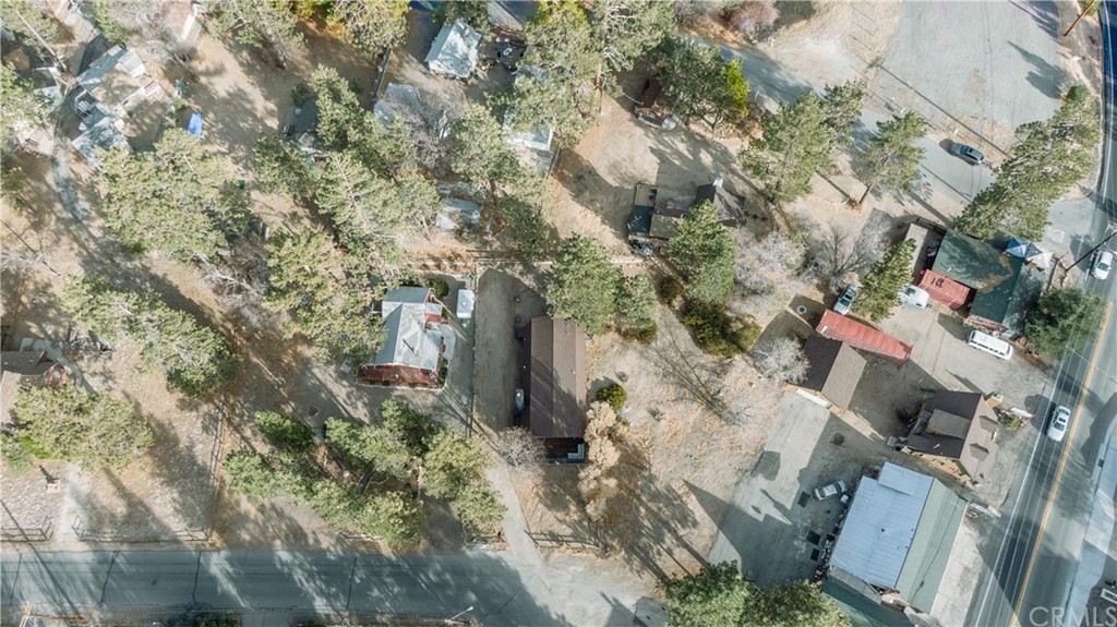 725 Temple Lane Big Bear Lake, CA 92315 - Photo 53 of 65 an aerial view of residential house with outdoor space