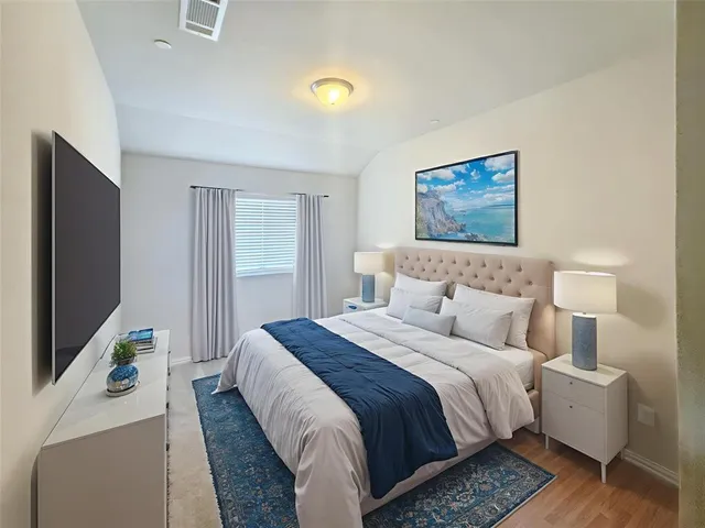 a view of an empty room