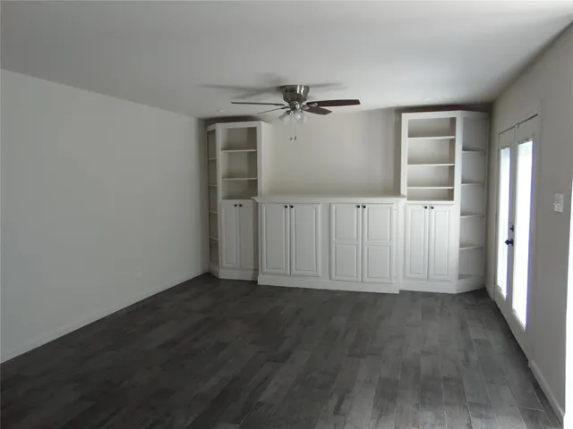 wooden floor in an empty room
