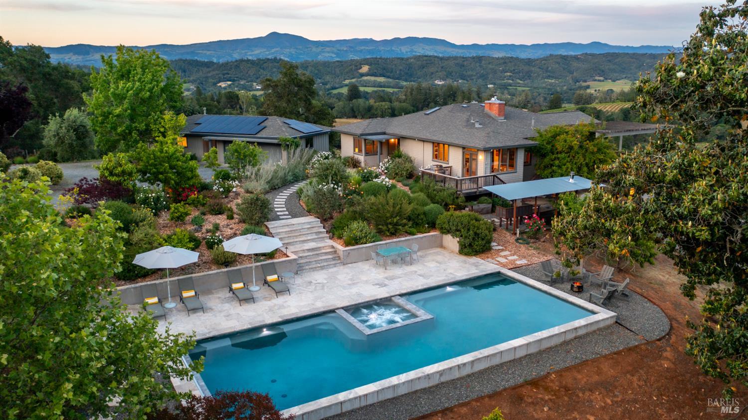 6355 Mountain View Ranch Road Healdsburg, CA 95448 - Photo 2 of 66 Digitally altered to remove pool sweep
