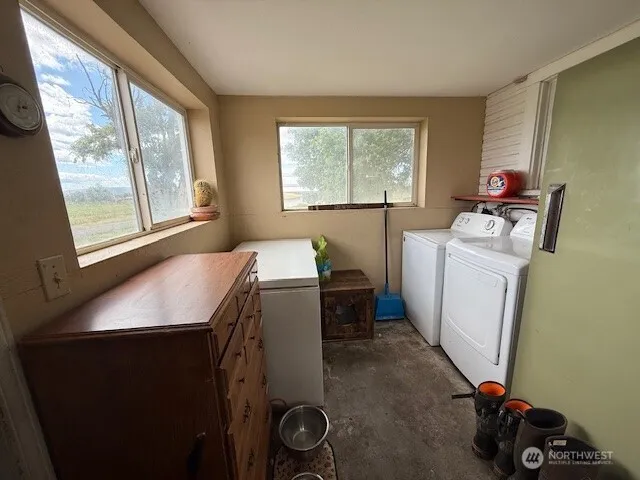 a room with storage and utility