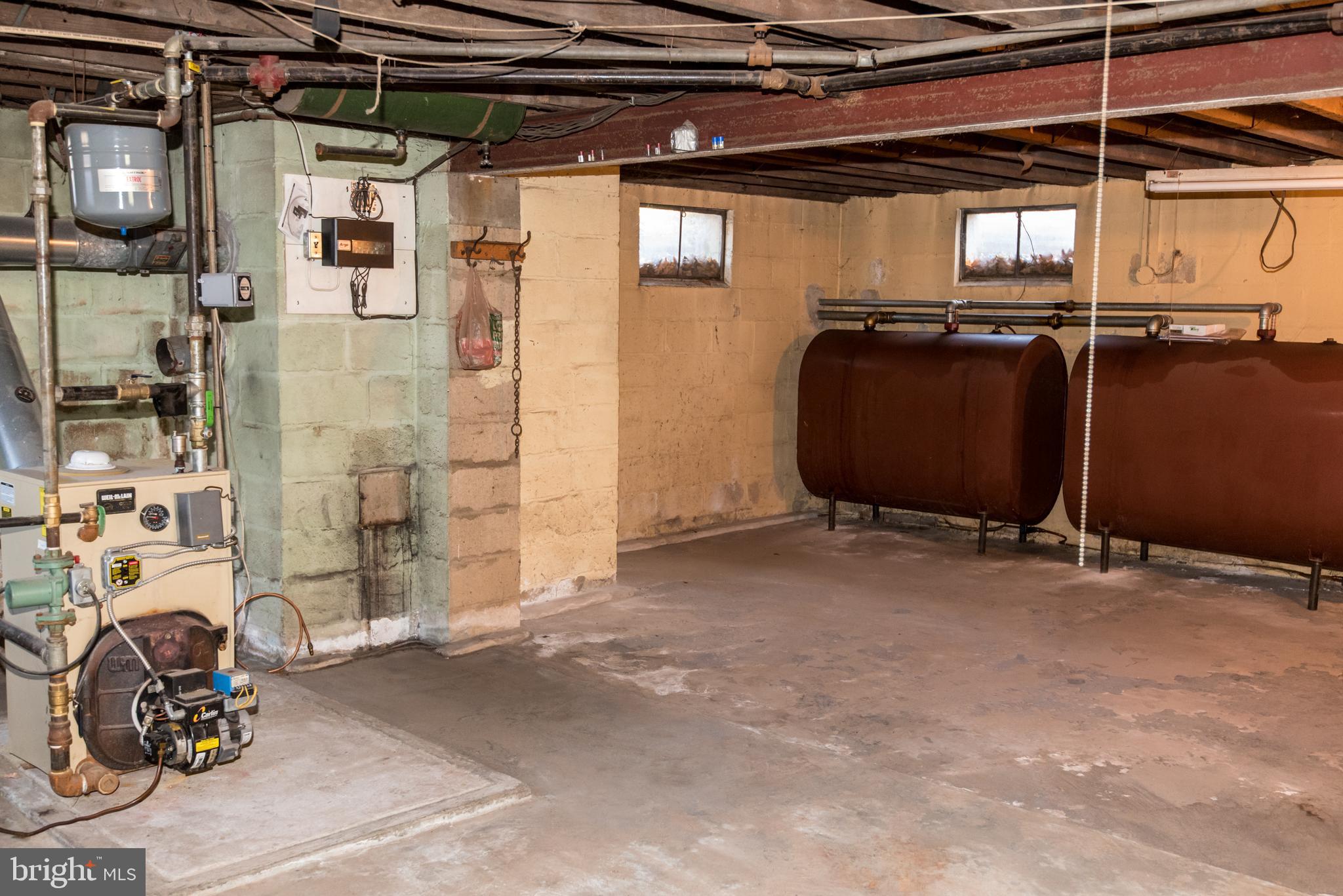 139 Mattson Road Garnet Valley, PA 19060 - Photo 28 of 39 Lower Level Utility Room with Double Oil Tanks