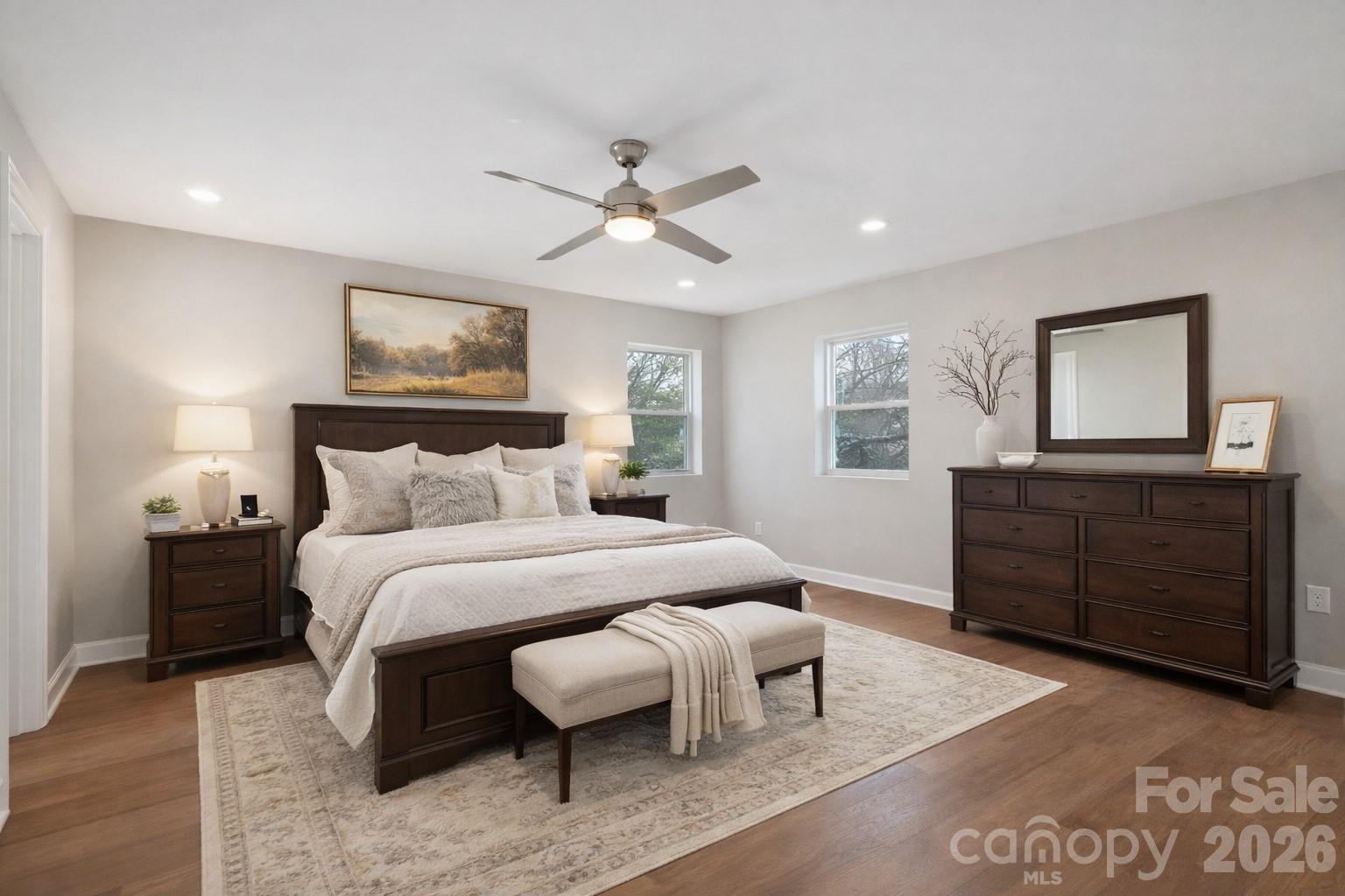 1216 Old Farm Road Charlotte, NC 28226 - Photo 16 of 36 a bedroom with a bed and a dresser