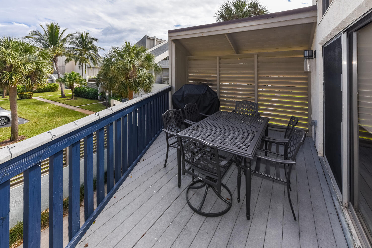 1605 Highway 1, Unit SL3G Jupiter, FL 33477 - Photo 8 of 54 a view of balcony with wooden floor and outdoor seating