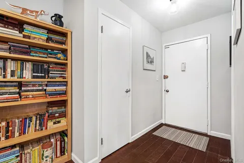a view of room with book shelf
