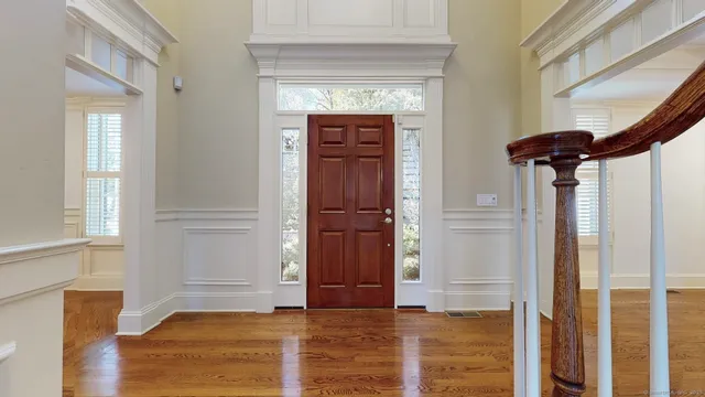 a view of front door of a house