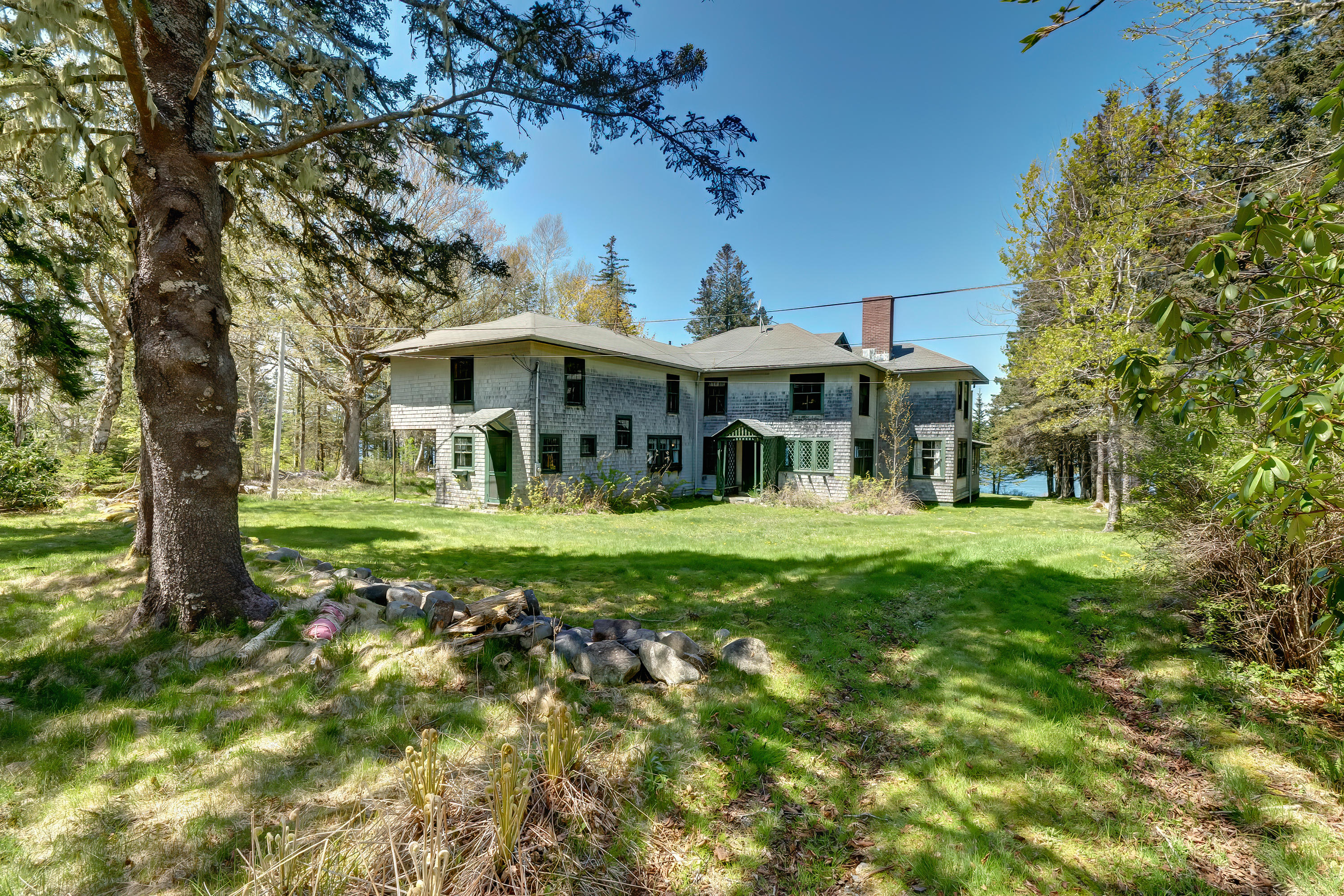 56 Mosswood Road Cranberry Isles, ME 04646 - Photo 35 of 40 MosswoodExteriorwithyard