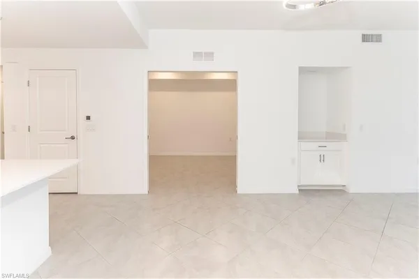 a view of an empty room