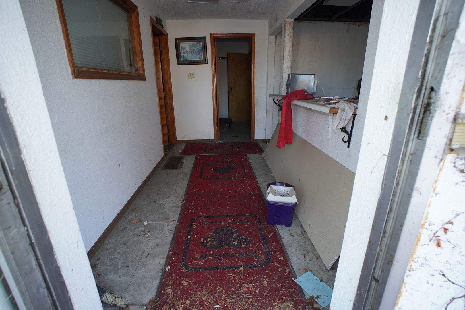 5425 Melton Road Gary, IN 46403 - Photo 14 of 31 a hallway with storage and utility