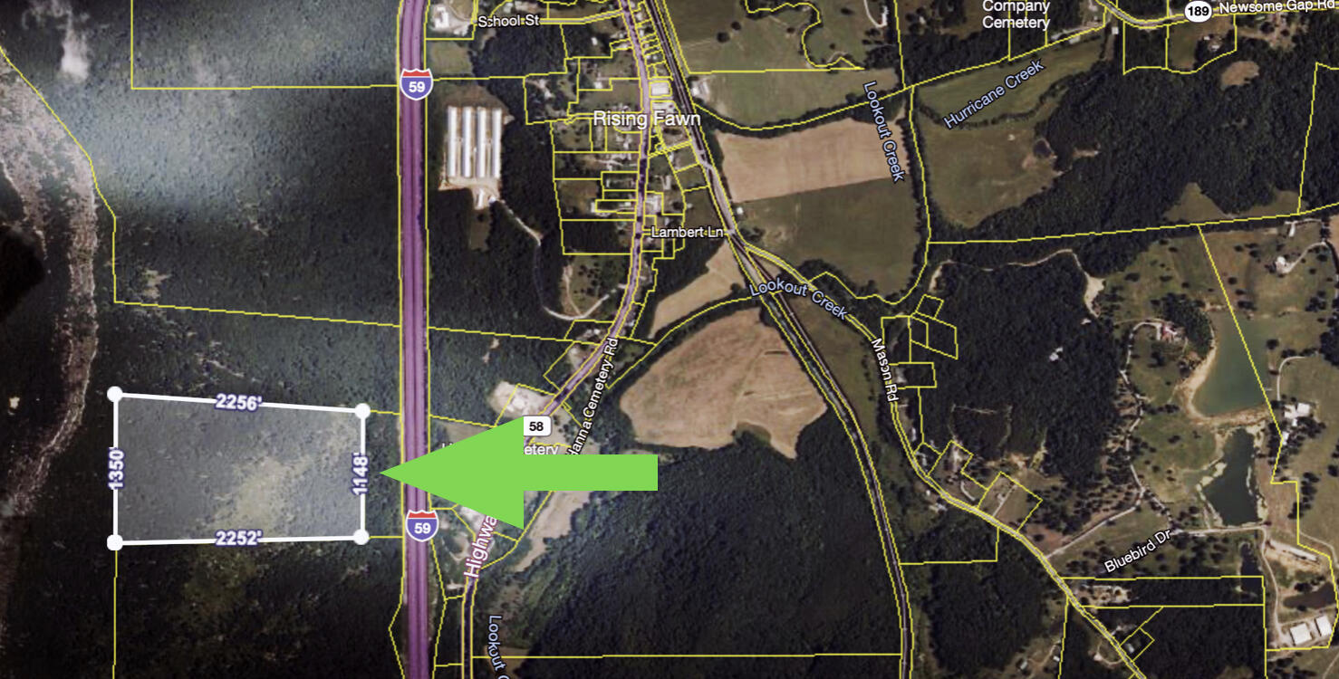 0 South I 59 Rising Fawn, GA 30738 - Photo 1 of 2 Zoom In Sat View