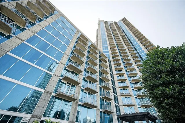 a front view of a building