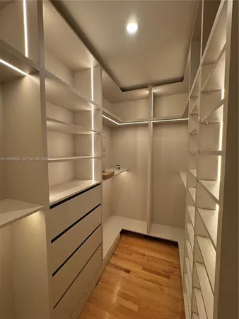a view of walk in closet
