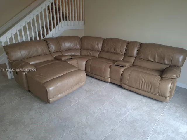 a living room with a couch