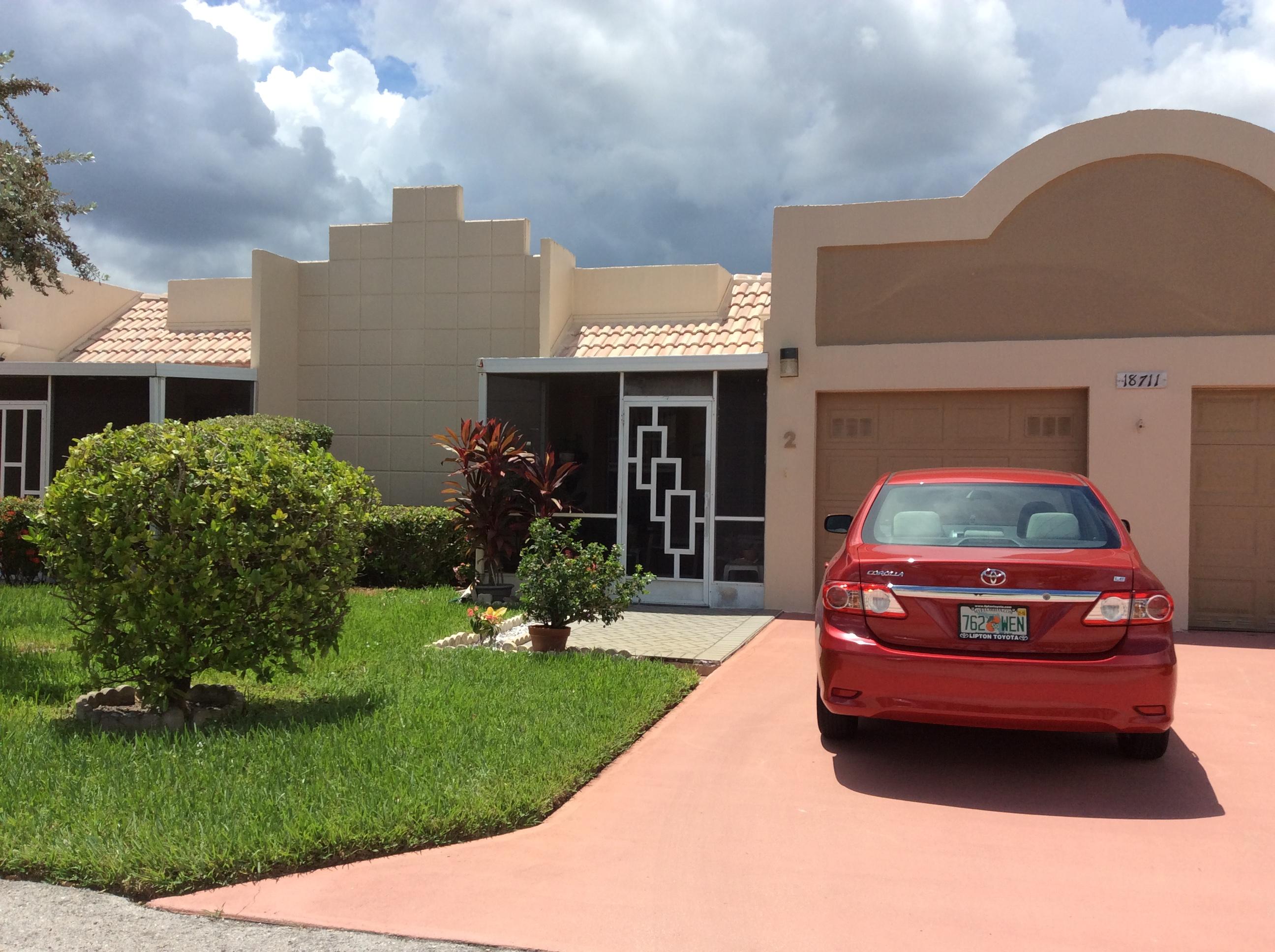 18711 Garbo Terrace, Unit 2 Boca Raton, FL 33496 - Photo 1 of 18 Front of Villa