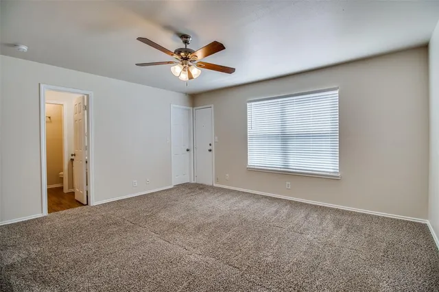 a view of an empty room