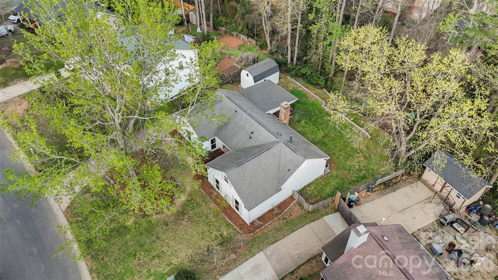 7308 Walterboro Road Charlotte, NC 28227 - Photo 41 of 43 an aerial view of a house with yard