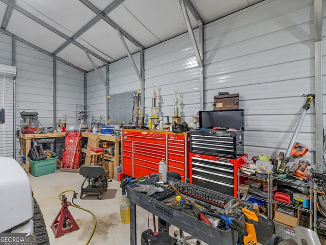 a group of people sitting in a room