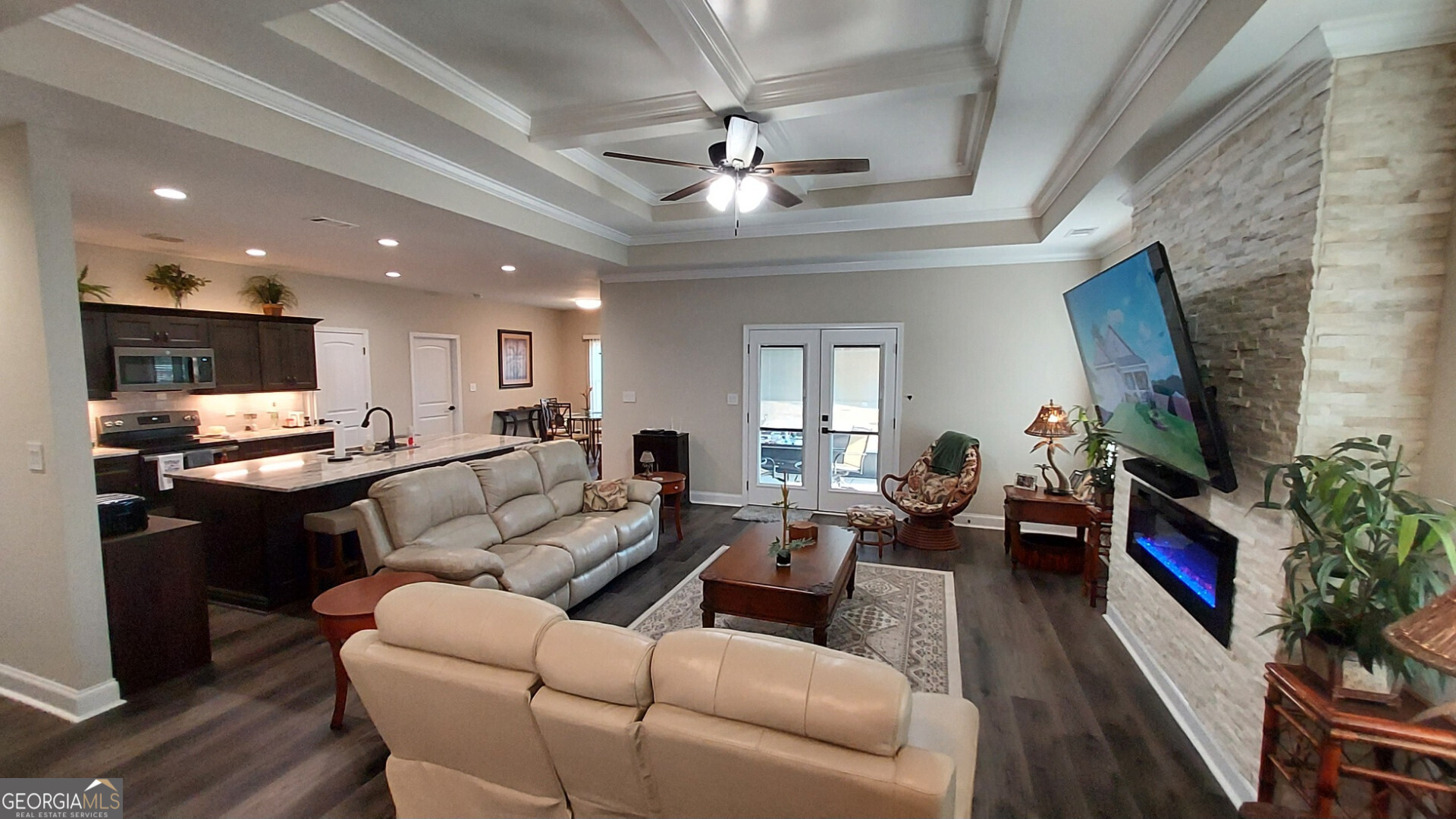107 Lighterknot Trail Perry, GA 31069 - Photo 2 of 22 a living room with furniture and a flat screen tv