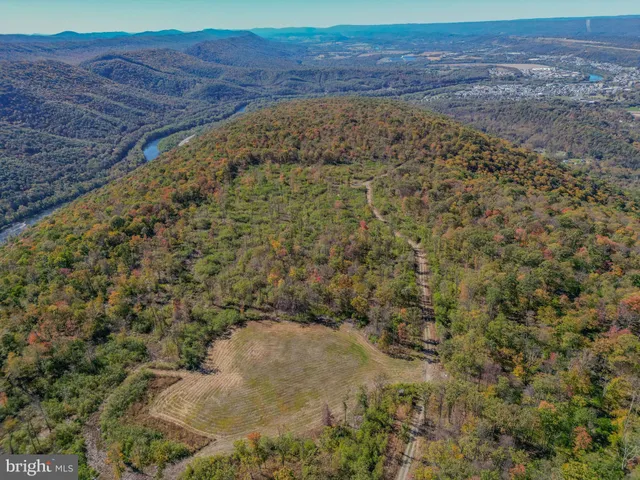 a view of an outdoor space and mountain view