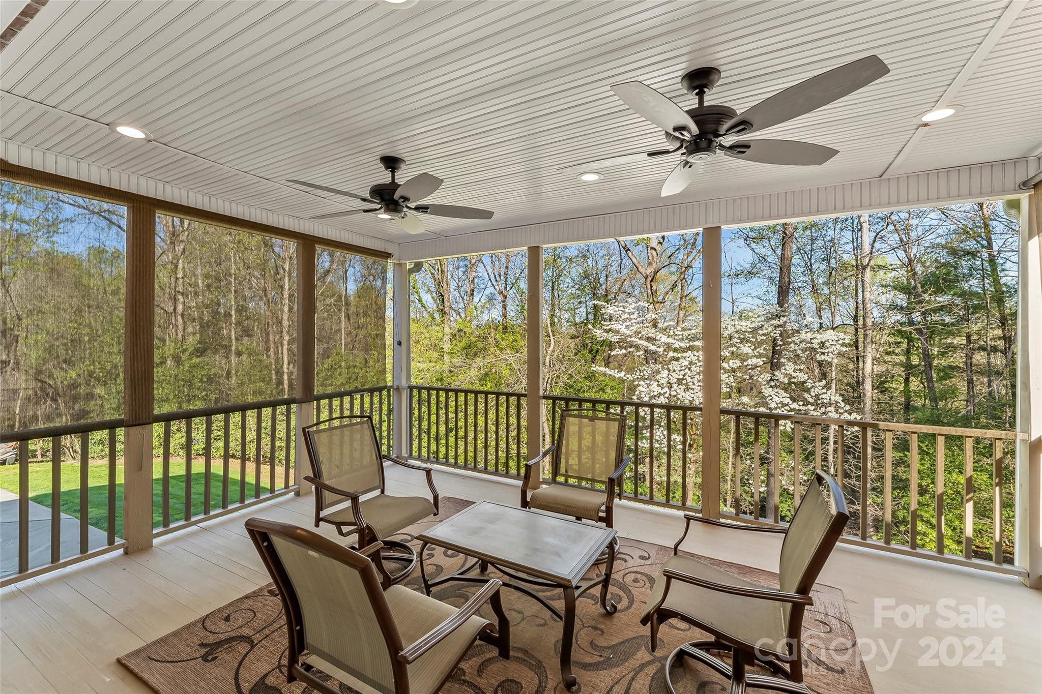 203 Lost Corner Road Morganton, NC 28655 - Photo 17 of 47 a view of a dining room with furniture window and outside view