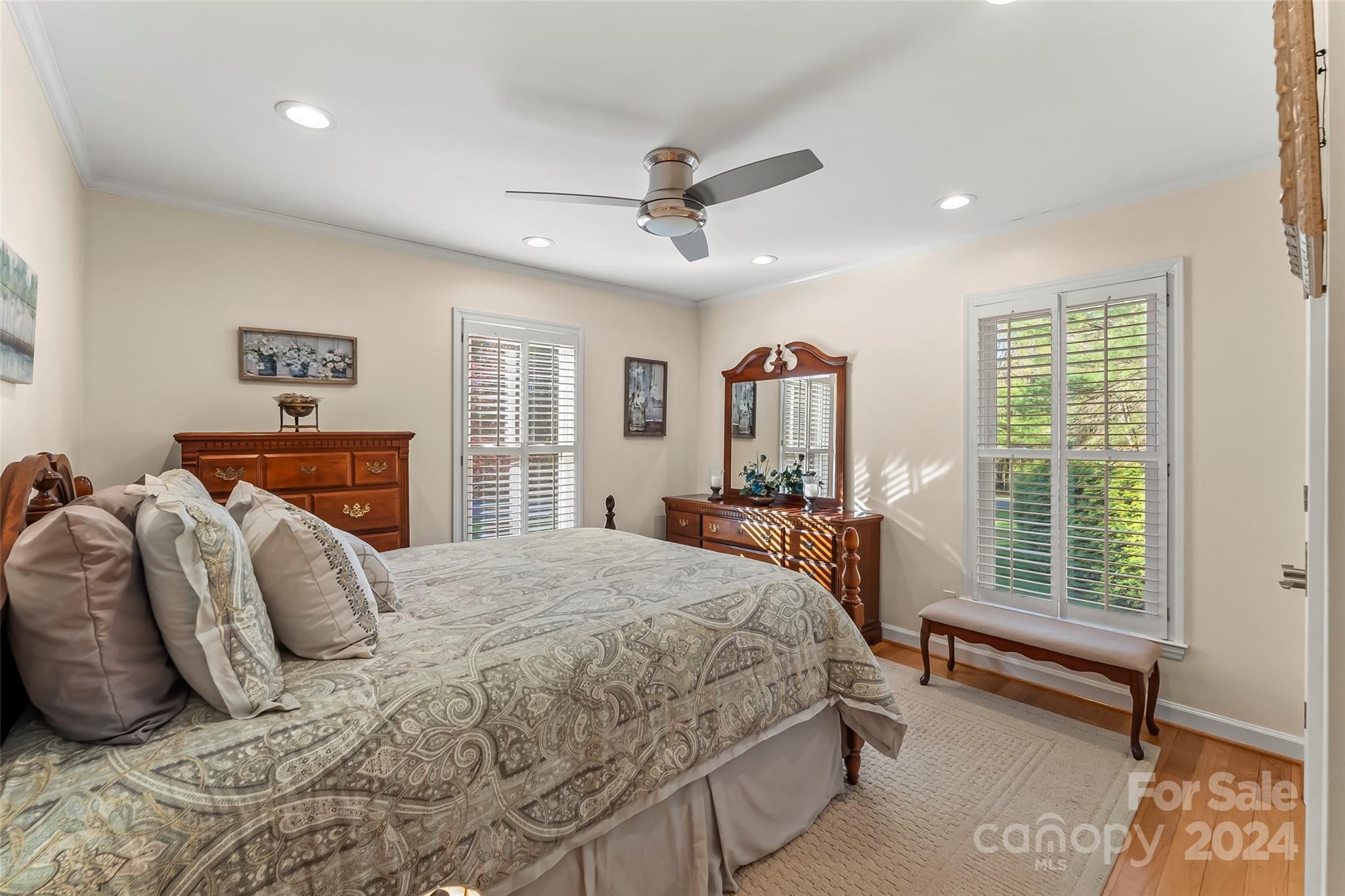 203 Lost Corner Road Morganton, NC 28655 - Photo 25 of 47 a bedroom with a large bed and a window
