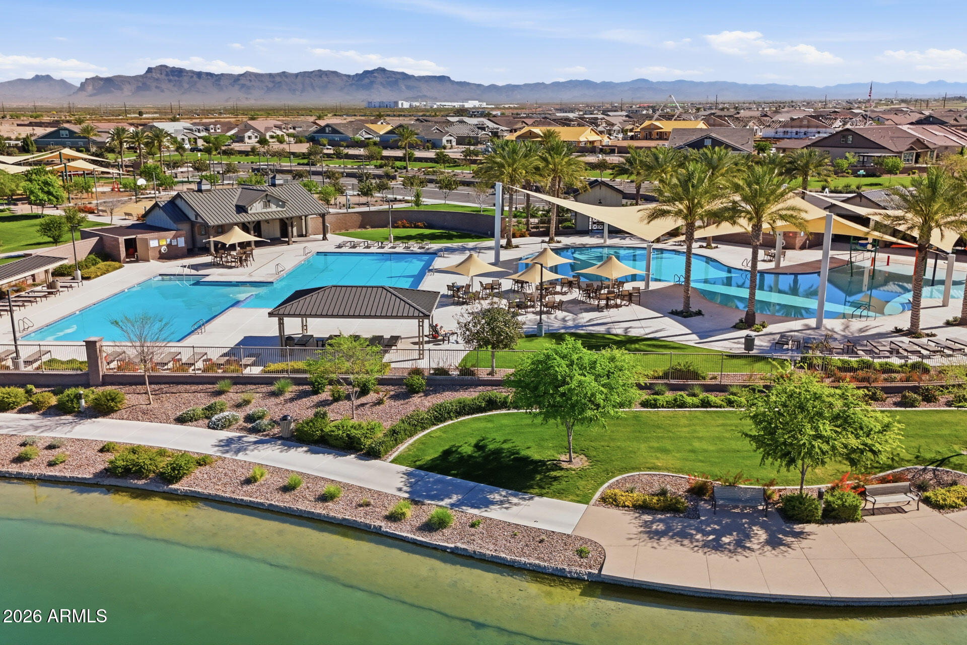 23069 East Mayberry Road Queen Creek, AZ 85142 - Photo 39 of 48 a view of a city with mountains