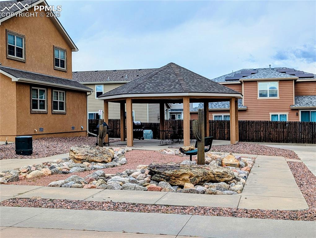 7326 Legacy Point Fountain, CO 80817 - Photo 18 of 18 a view of a house with snow on the side of the road