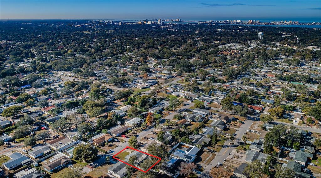 1738 Bentley Street Clearwater, FL 33755 - Photo 30 of 30 an aerial view of multiple house