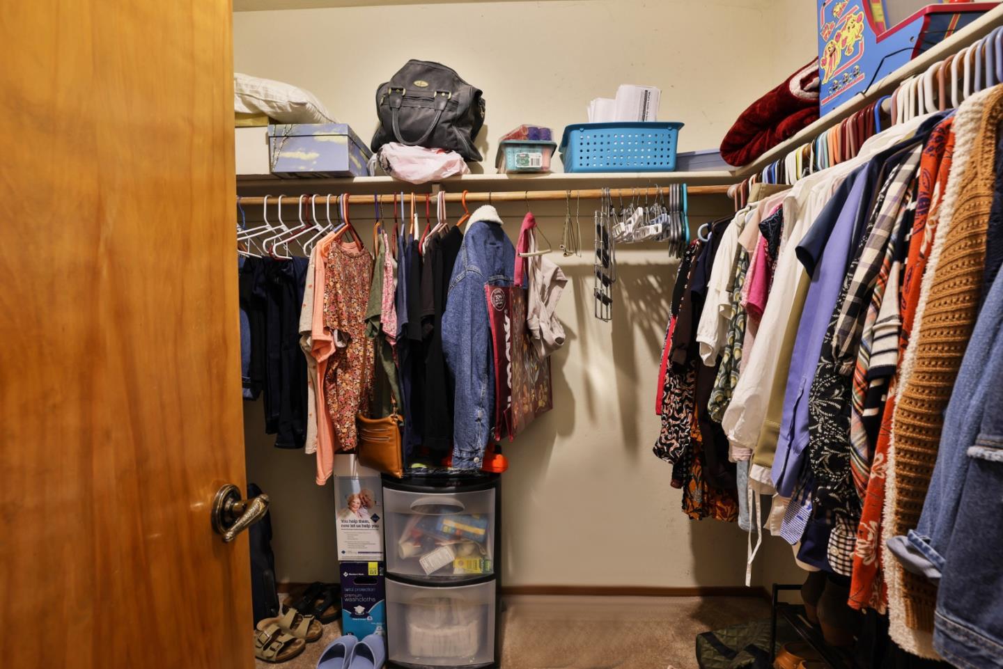 15 Rays Circle Hollister, CA 95023 - Photo 22 of 41 a view of walk in closet with clothes and shoes