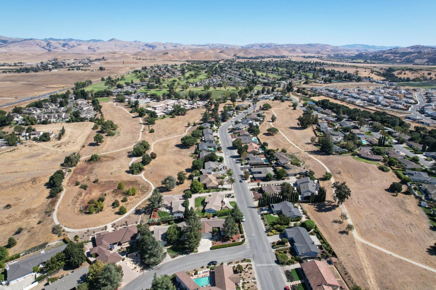 15 Rays Circle Hollister, CA 95023 - Photo 40 of 41 an aerial view of residential houses with outdoor space